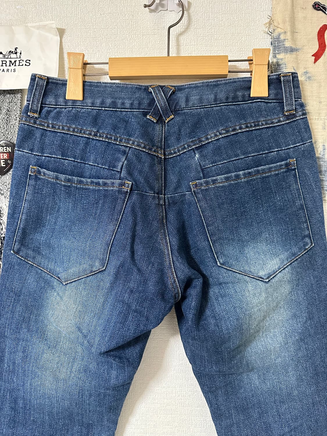 PPFM Tribal Pattern Embossed Denim 상품이미지4