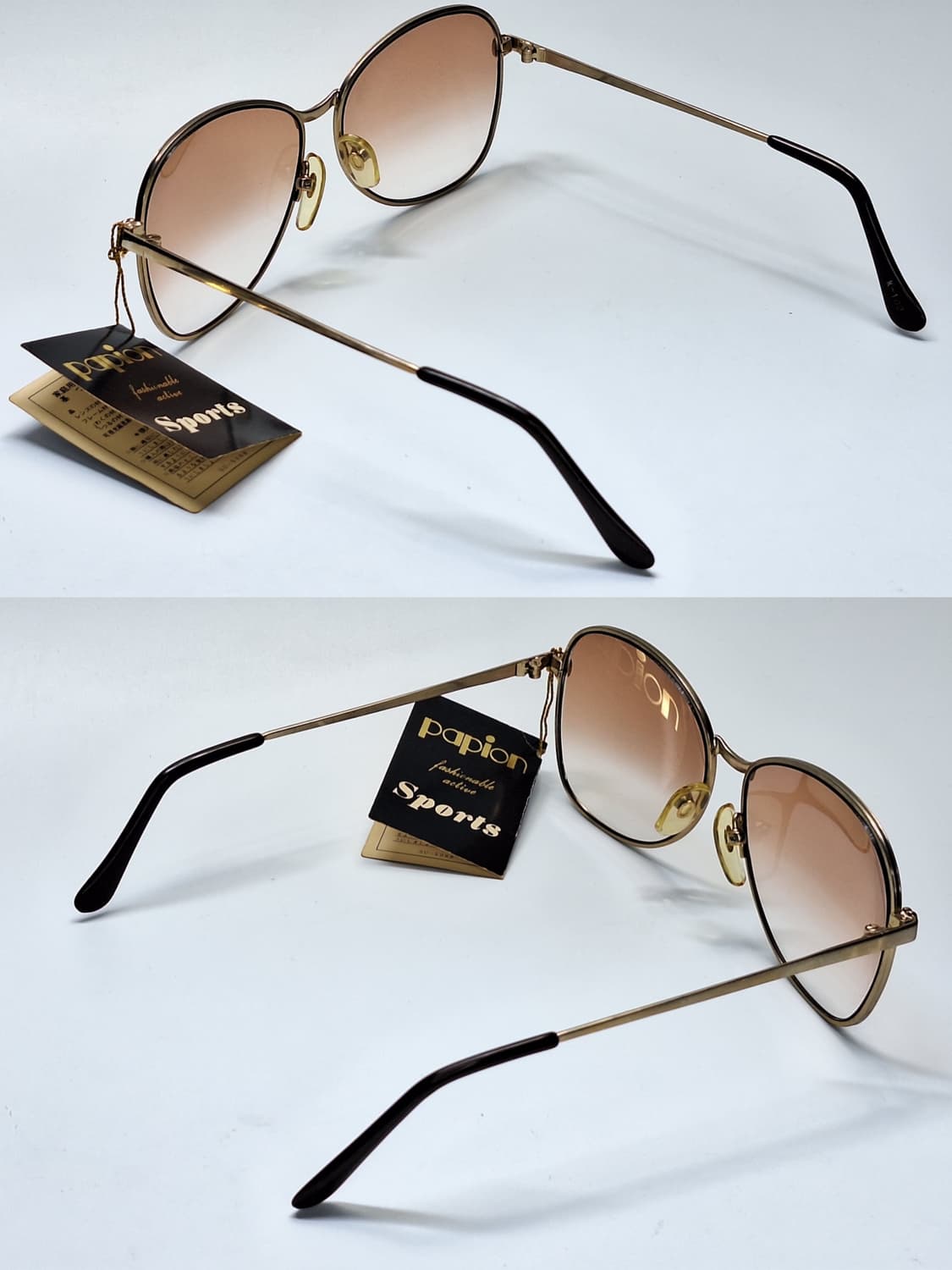 80s 일본제 빈티지 데드스톡/Pipion파피용 k-100 선글라스/수입 상품이미지6