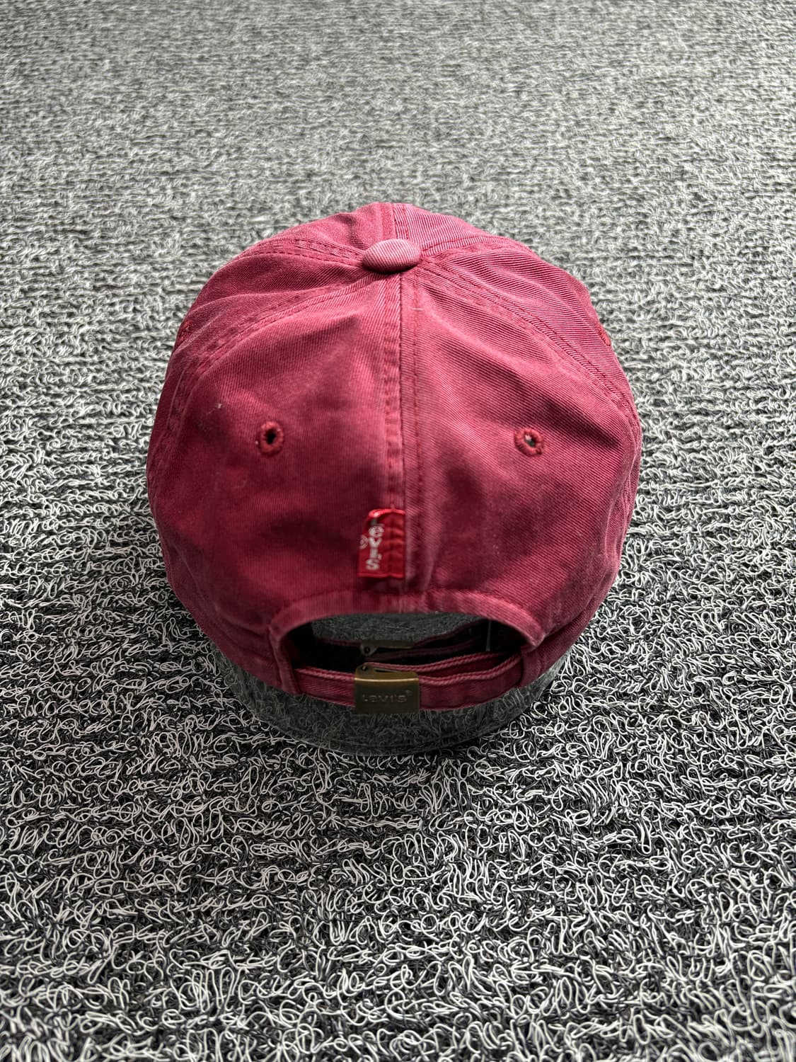 리바이스 빅로고 버건디 볼캡 2526 상품이미지4