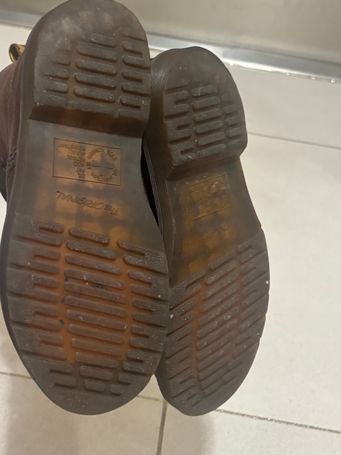 닥터마틴 1460 8홀 브라운 워커 부츠 230 상품이미지6