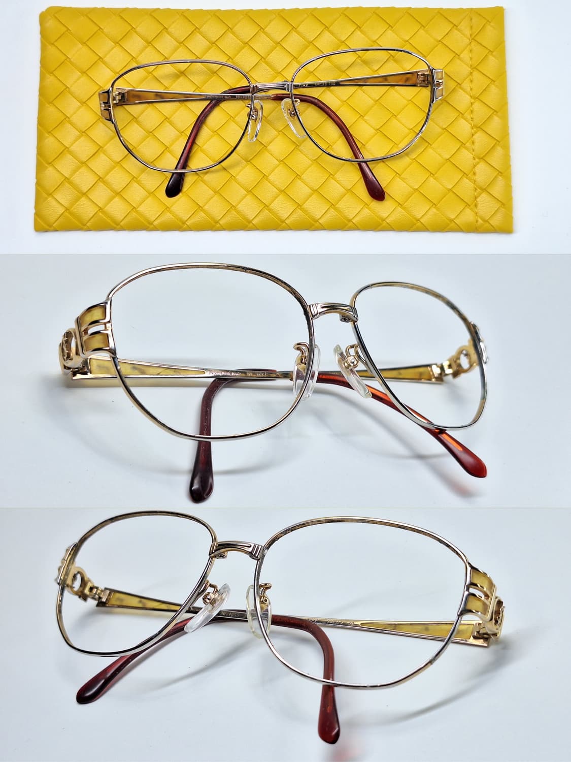 입생로랑 30-4655 순 티타늄 안경테/일본 수입 명품 빈티지 레트로 상품이미지2