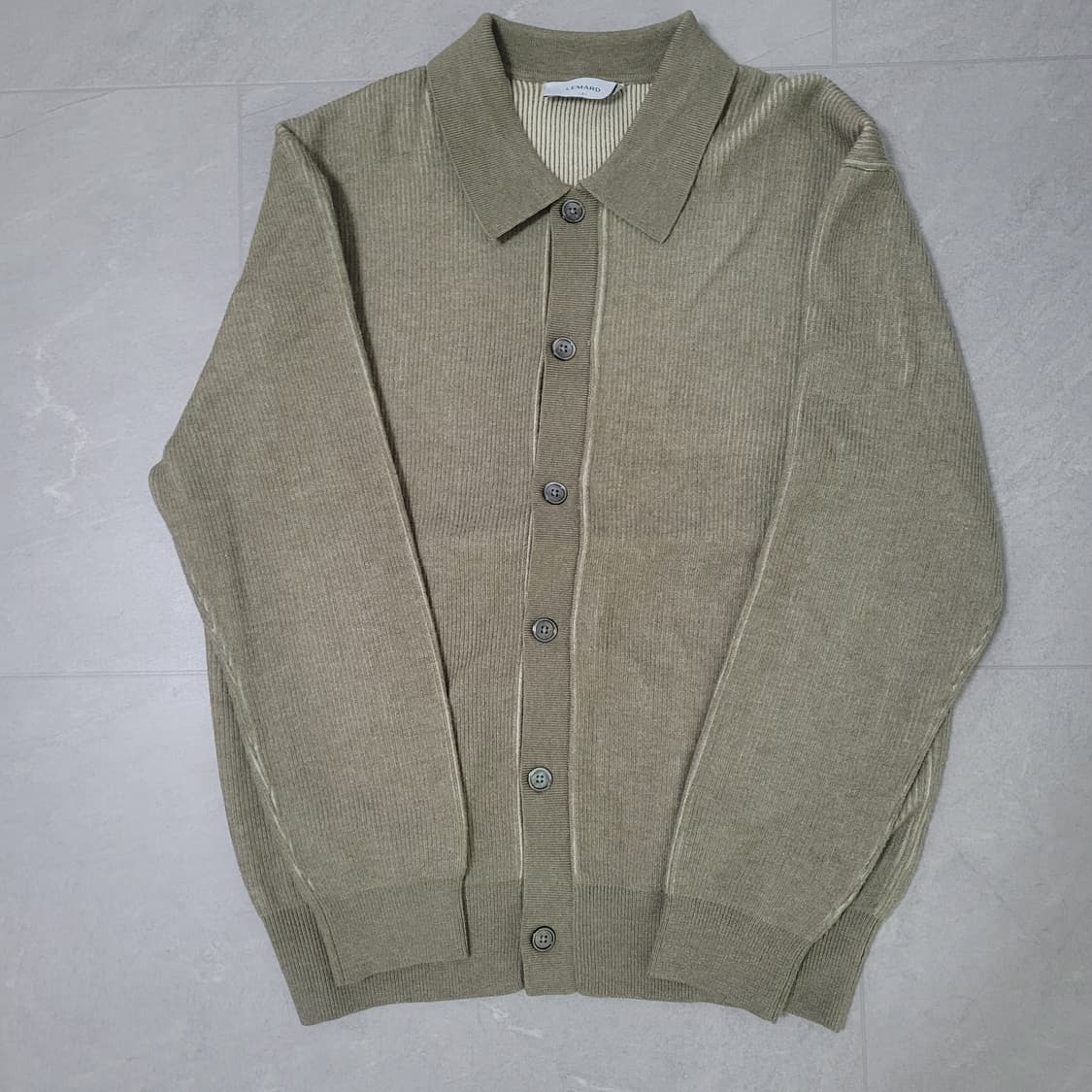 르마드 베이지 니트 가디건[2] 상품이미지2