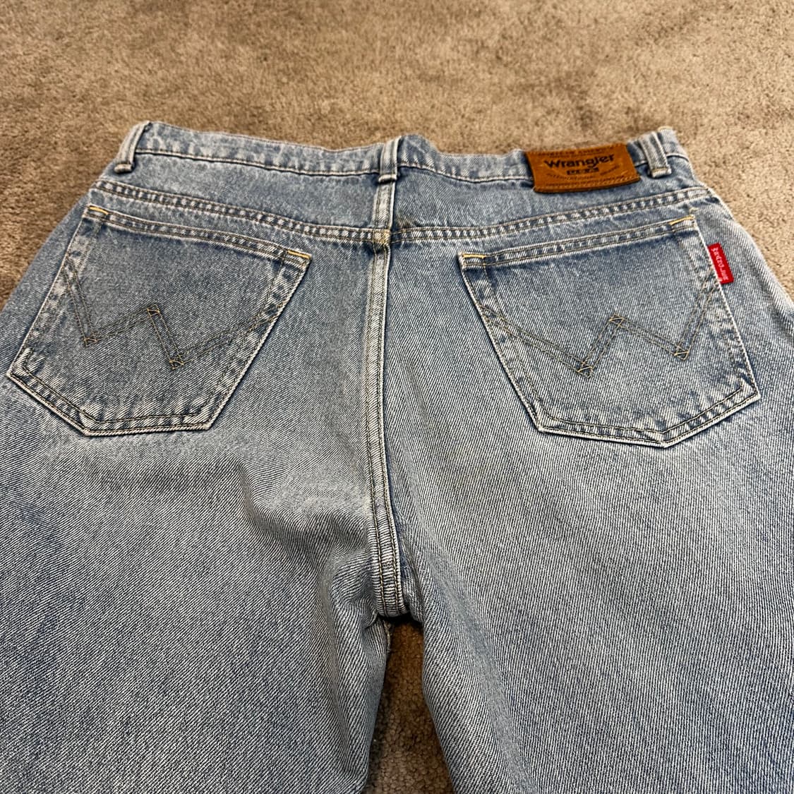 랭글러 프리미엄 레드텝 연청 데님 팬츠(32) 상품이미지6