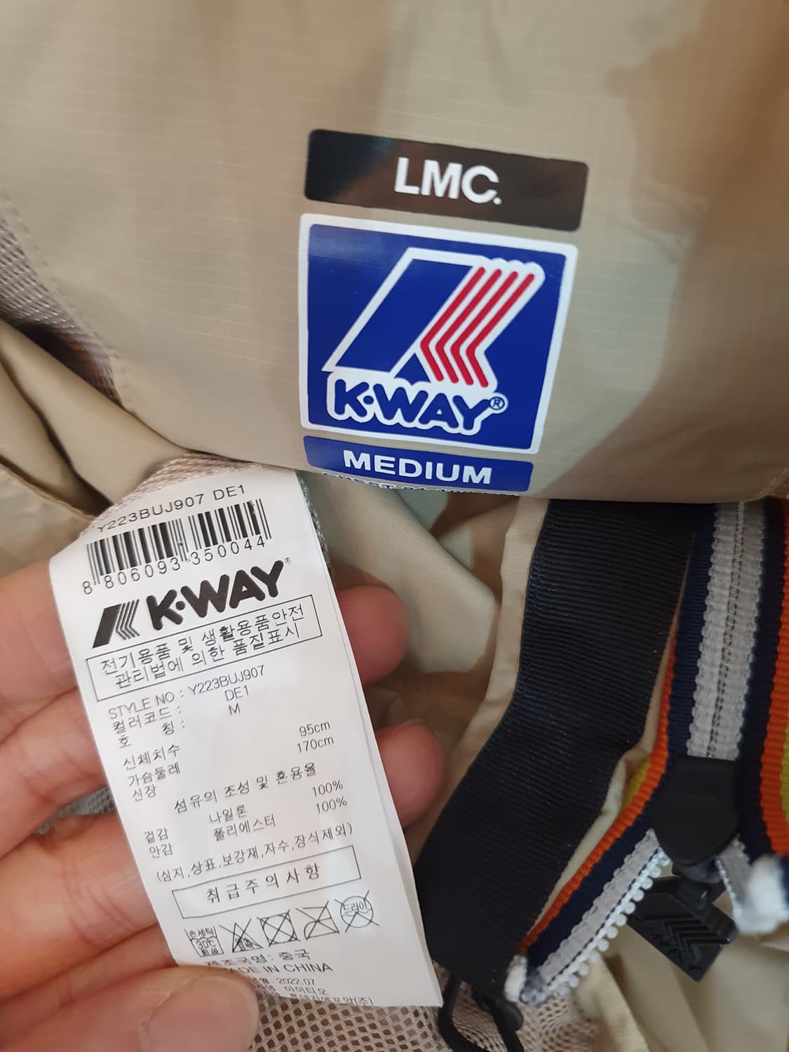 LMC K-WAY 아노락 바람막이 점퍼 집업 상품이미지8