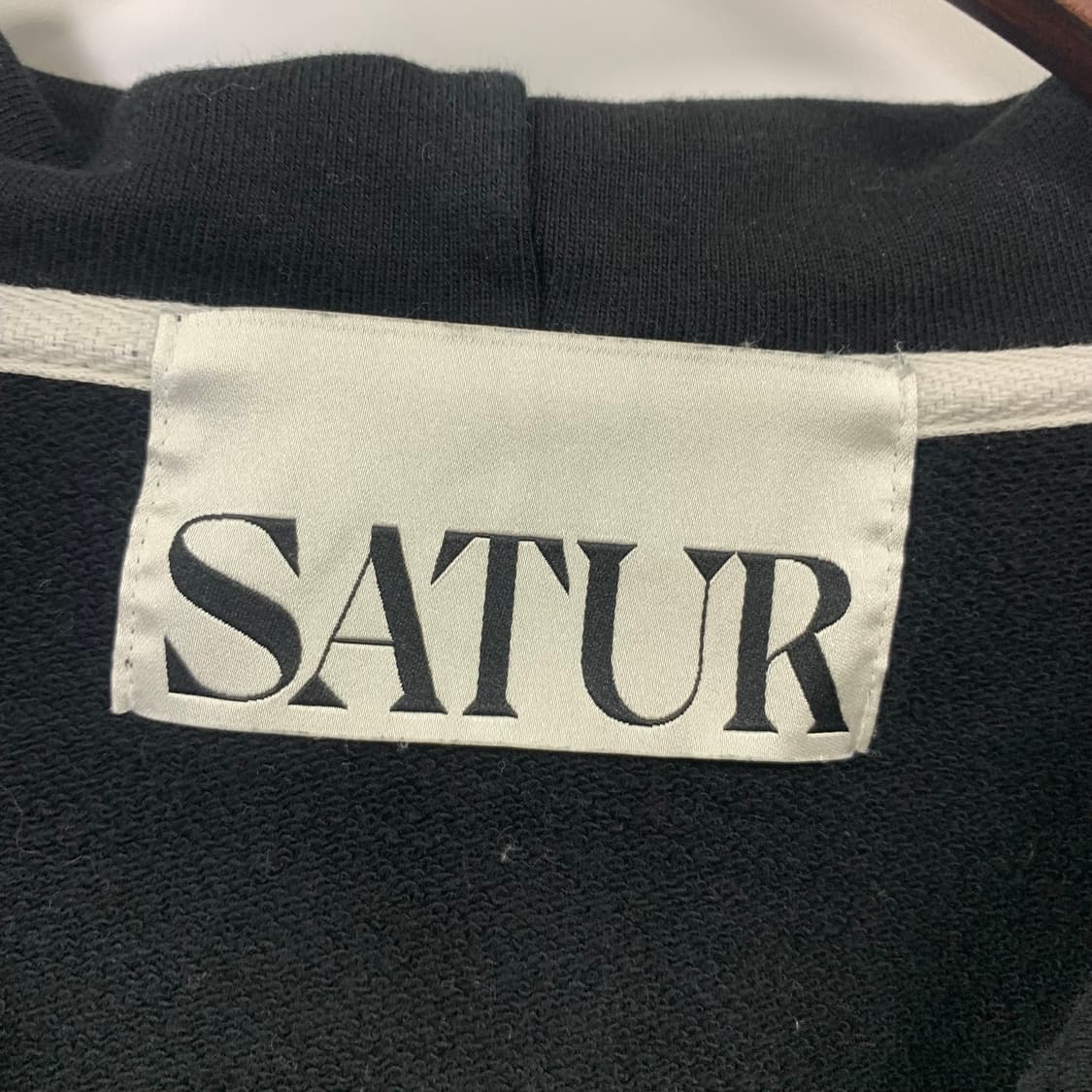 세터 클래식 블랙 투웨이 후드집업  상품이미지8