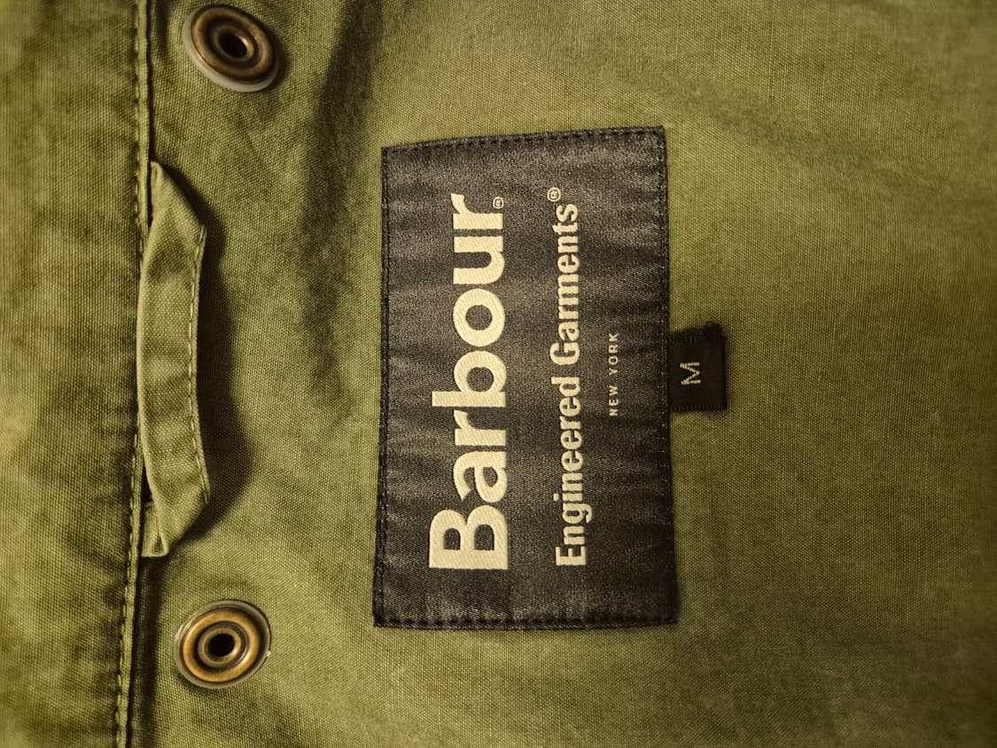 엔지니어드가먼츠 × 바버 코웬 자켓 올리브 M 상품이미지4