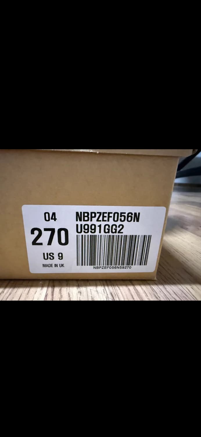 뉴발란스 991v2 굴그레이 270 상품이미지7