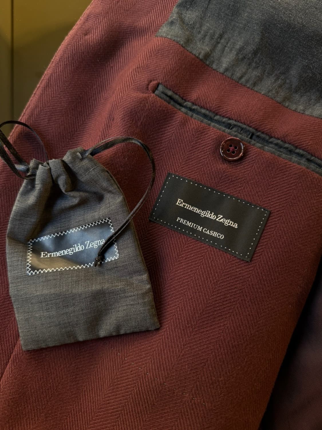 에르메네질도 제냐 캐시미어 테일러드 자켓 100 상품이미지8