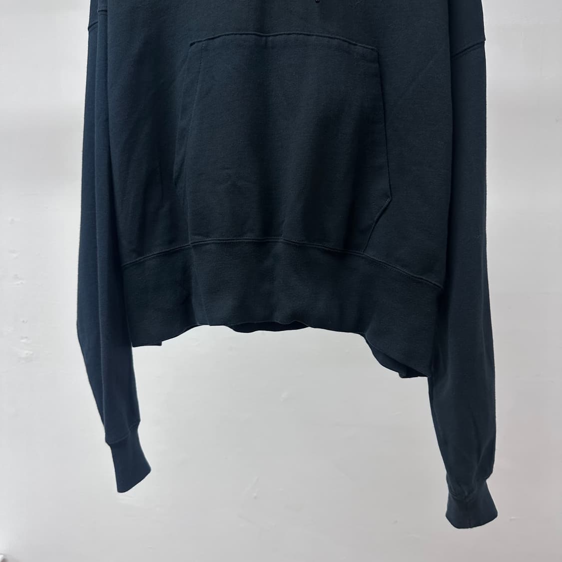 NIKE 나이키 여성 크롭 후드티 블랙 오버핏 S사이즈 J36 상품이미지3