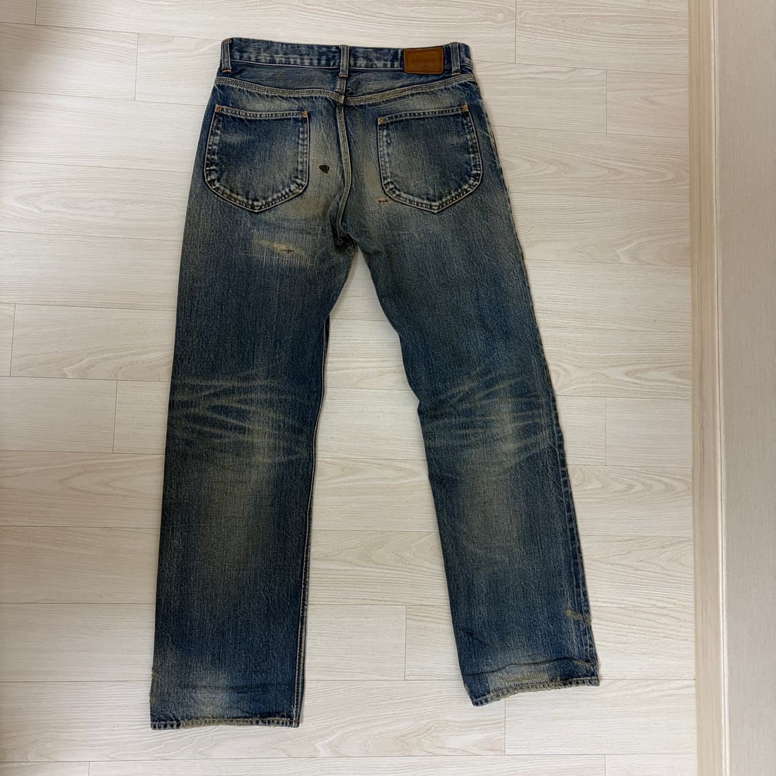 글래드핸드 데미지 워싱 데님 32사이즈 상품이미지2