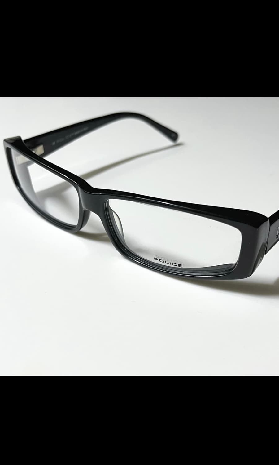 빈티지 POLICE 블랙 뿔테 안경 상품이미지6