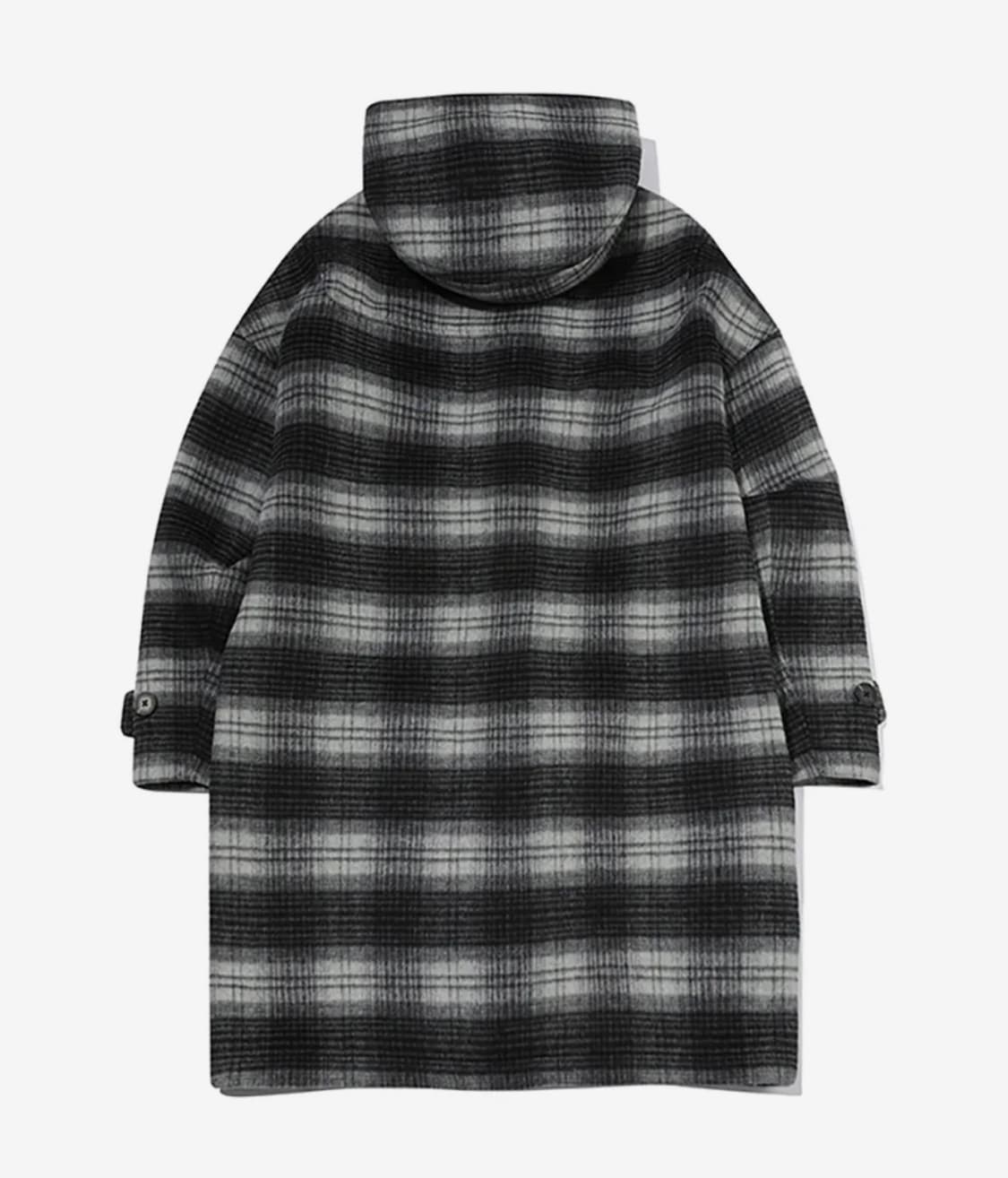 메인부스 체크 더플 코트 상품이미지4