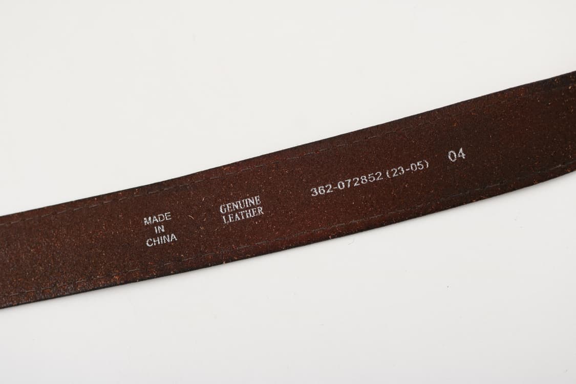 [32~38인치] 빈티지 소가죽 통가죽 벨트 상품이미지4
