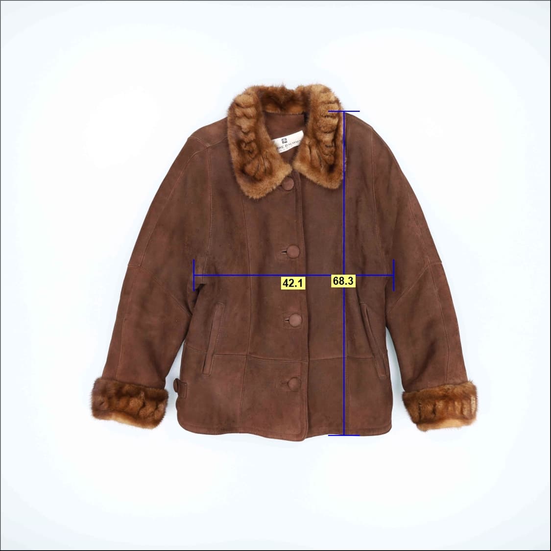 [88-92-160] 피에르발망 양가죽무스탕 0107H1 상품이미지8