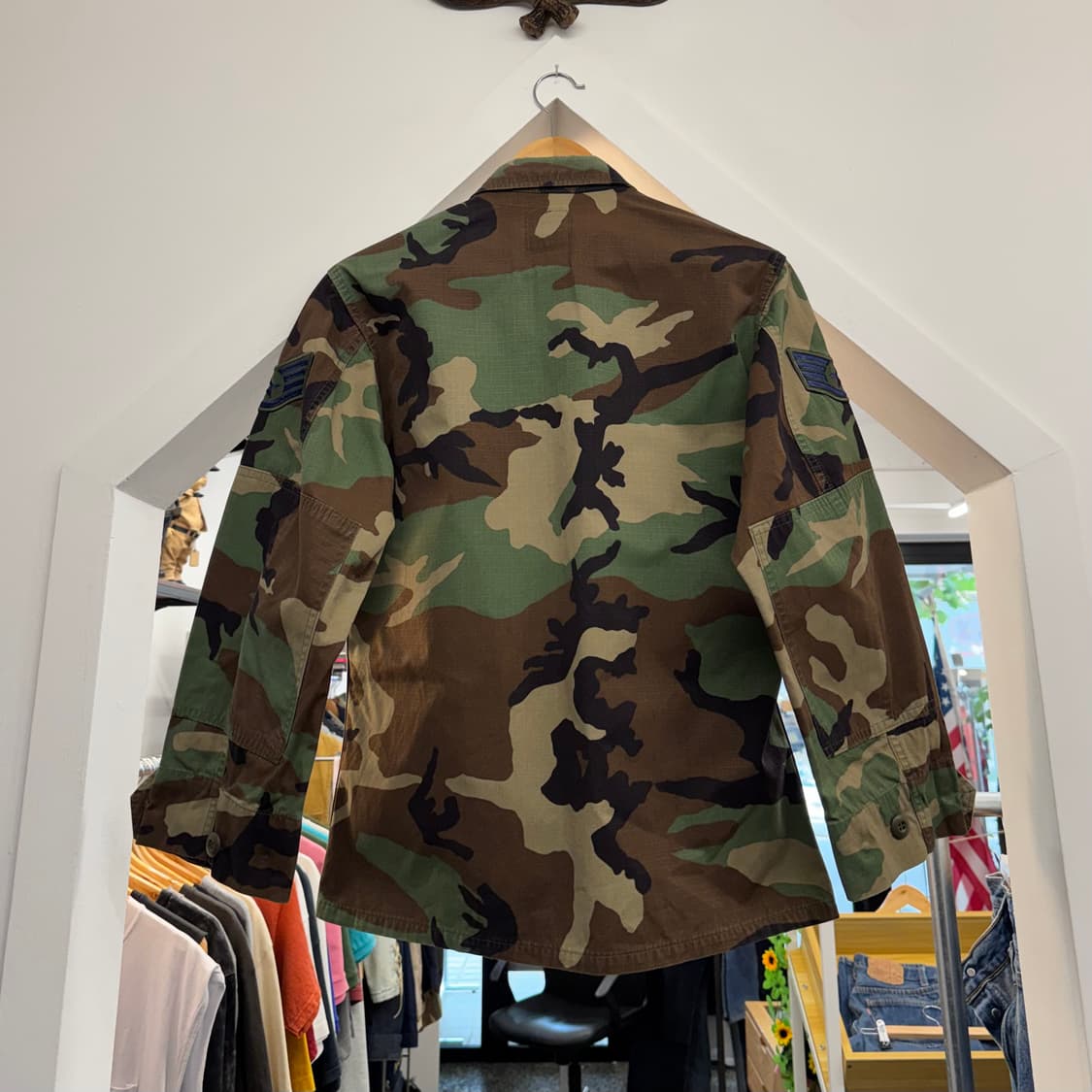 US Army 미군 우드랜드 카모 셔츠 자켓 (S)  상품이미지4
