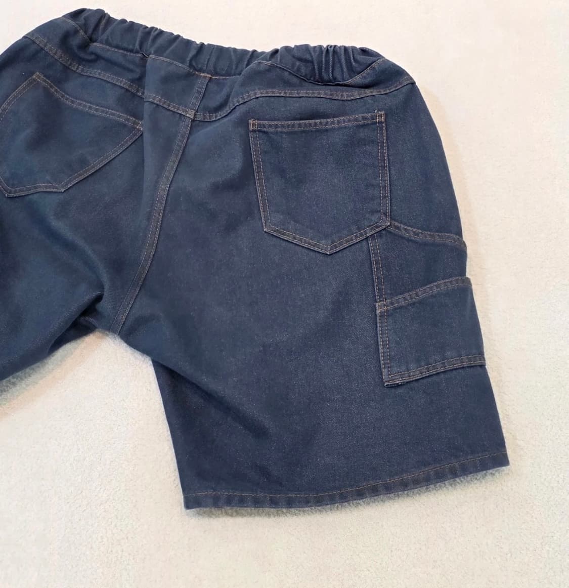 (빅사이즈) 허리밴딩 청반바지 상품이미지4