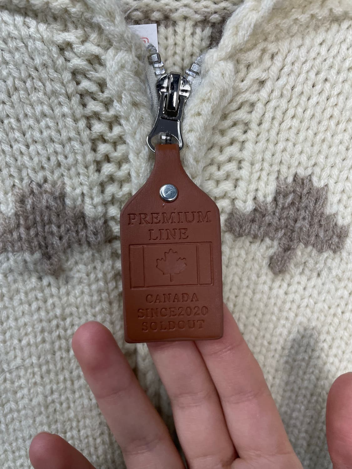 JPN빈티지 90s 스키 코위찬 니트집업 자켓 H1176 상품이미지4