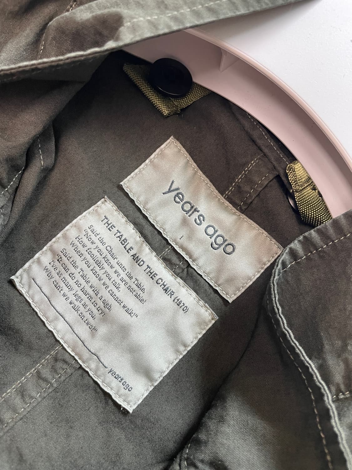 (S) 이얼즈어고 m65 설퍼다이드 피쉬테일 오버다이드 카키 상품이미지4