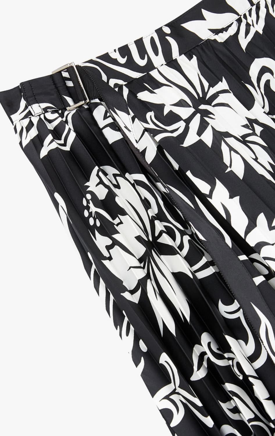 사카이 플로럴 프린트 플리츠 스커트 상품이미지4