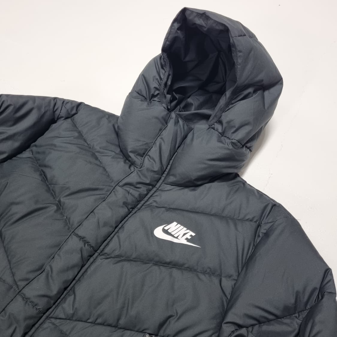 나이키 윈드러너 다운필 롱패딩 블랙 - XL(105) 상품이미지5