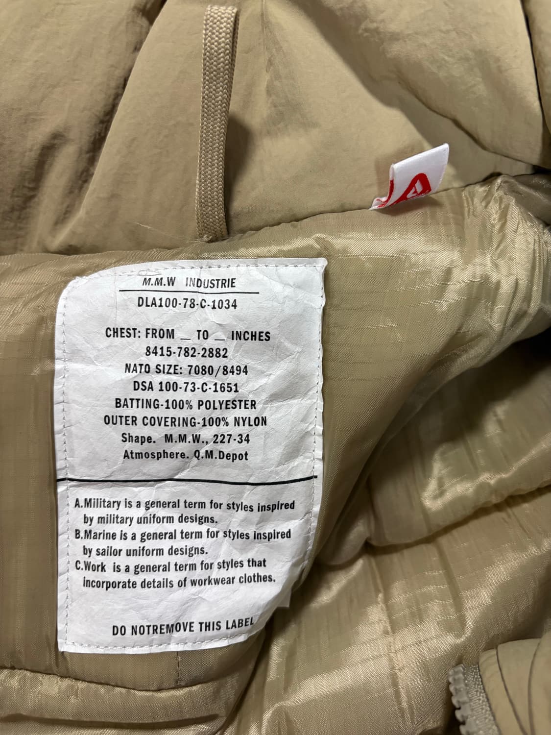 프릭스스토어 MMW 몬스터파카 L 상품이미지3