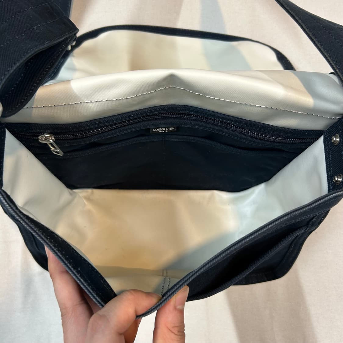 요시다 포터 포터걸 크로스백 숄더백 가방 네이비 V12 상품이미지6