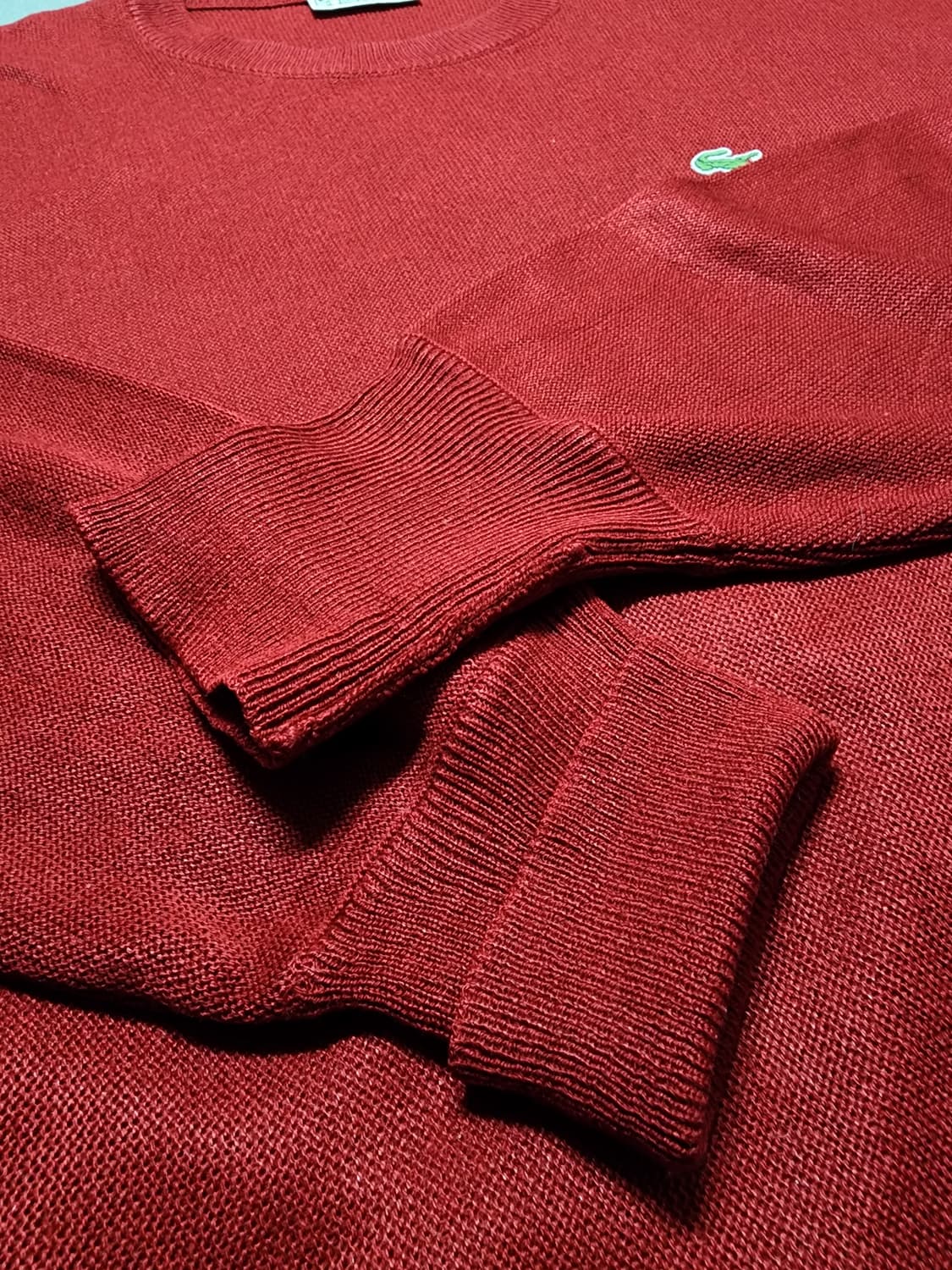 90's 빈티지 라코스테 니트 스웨터 오버핏 상품이미지7