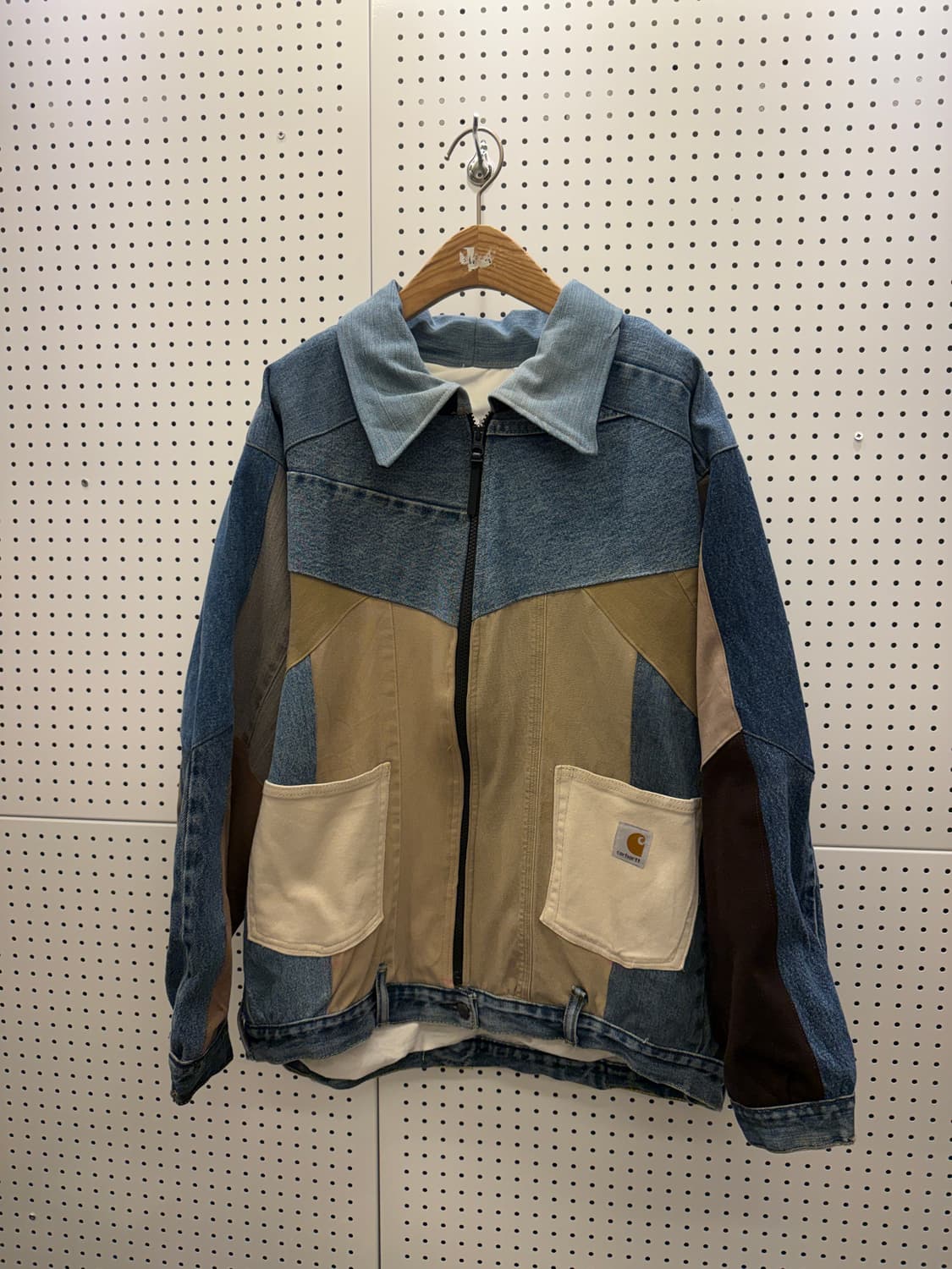 칼하트 패치워크 워크 자켓 U390 상품이미지2