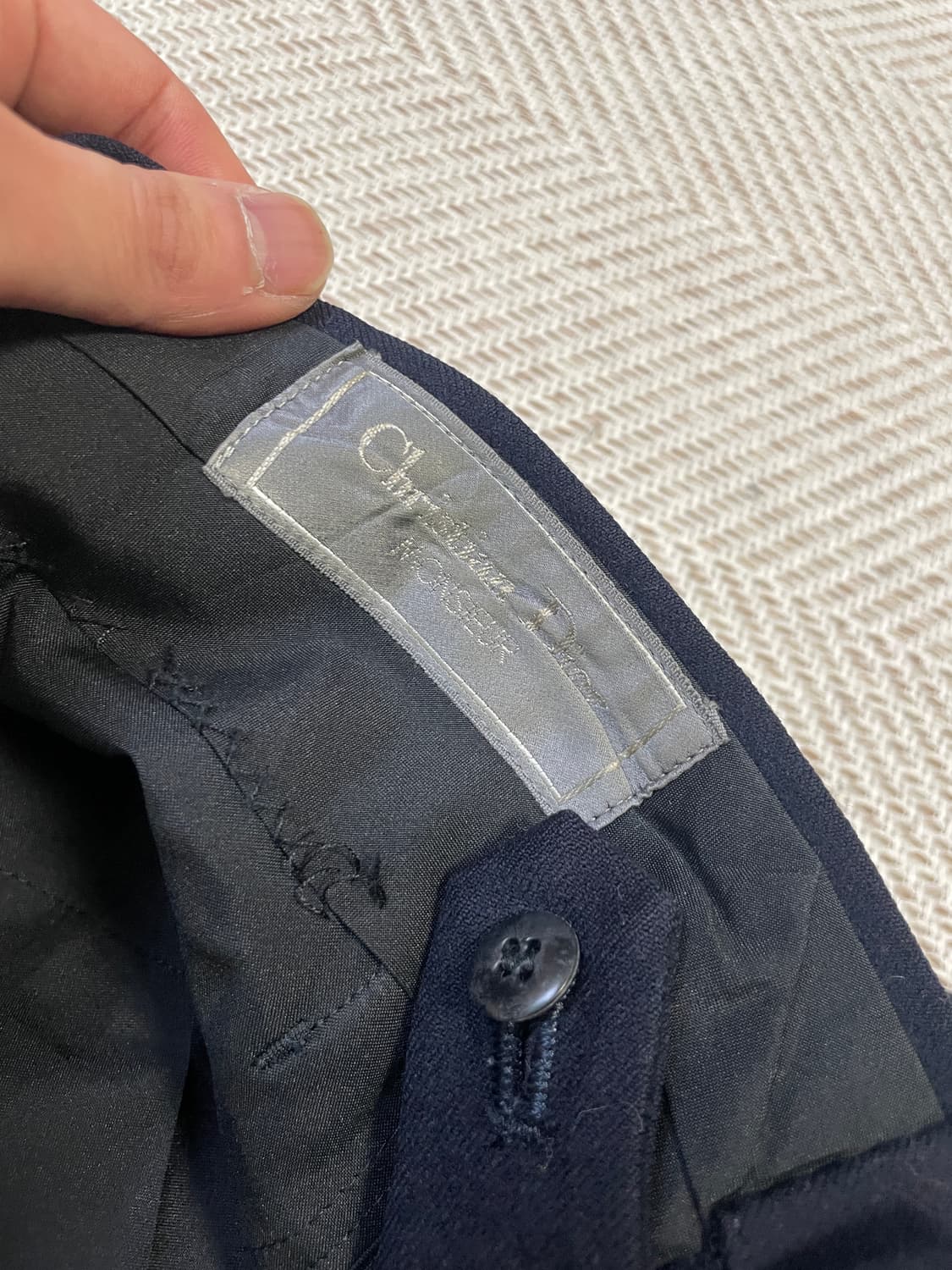 크리스찬 디올 몽슈르 네이비 울 슬랙스 J03610 상품이미지4