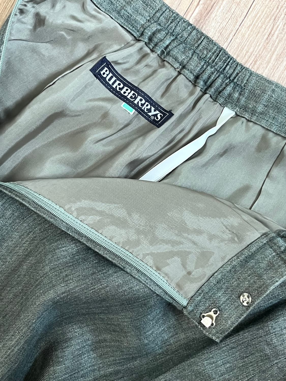 Burberrys 투 포켓 린넨 스커트 상품이미지6