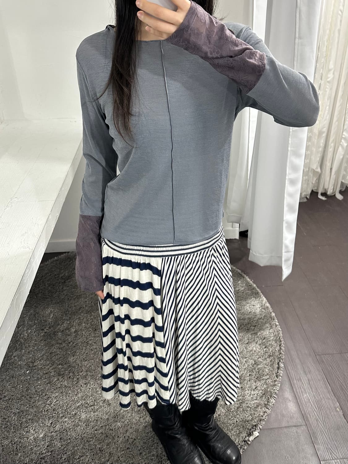 kenzo stripe skirt 상품이미지4