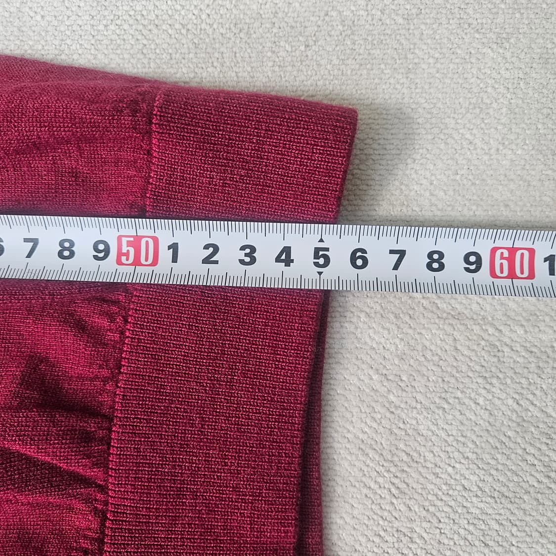 34 라코스테 버건디 여성 니트 0303Y 상품이미지6