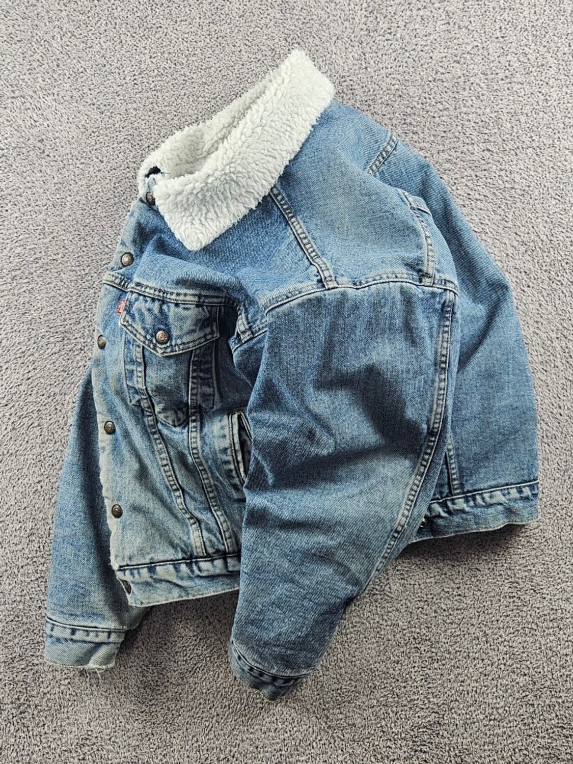 90's USA 리바이스 쉐르파 데님 트러커 자켓 ( L )/ 11021 상품이미지3