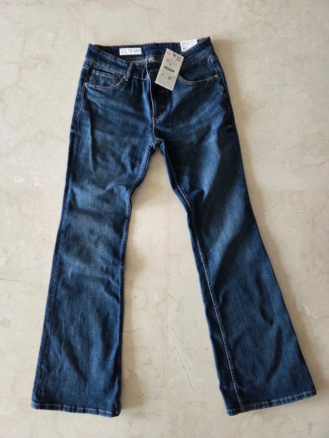 ZARA 데님  TRF BOOTCUT 로우라이즈 38 상품이미지6