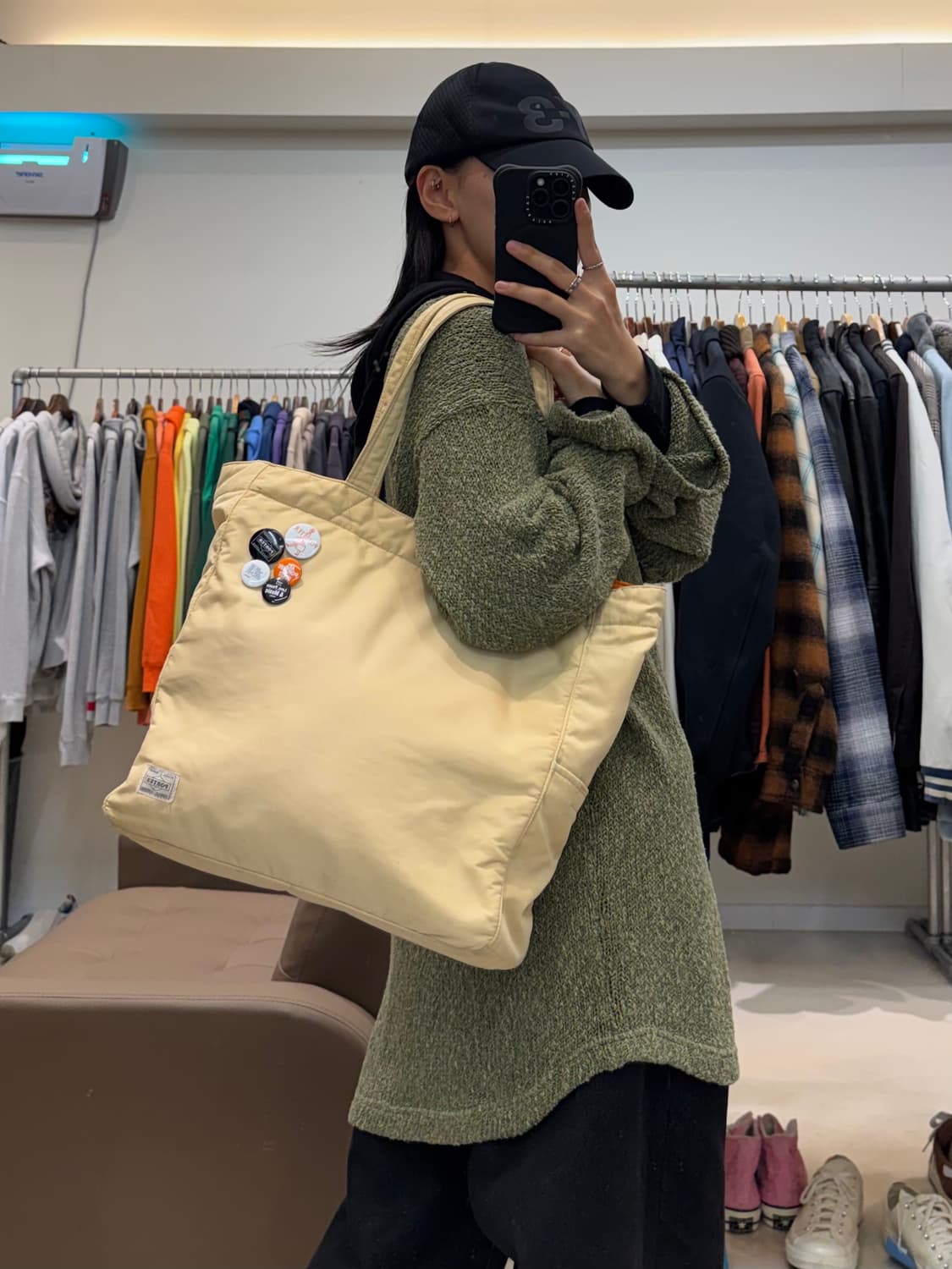 포터 뱃지 토트백 상품이미지7