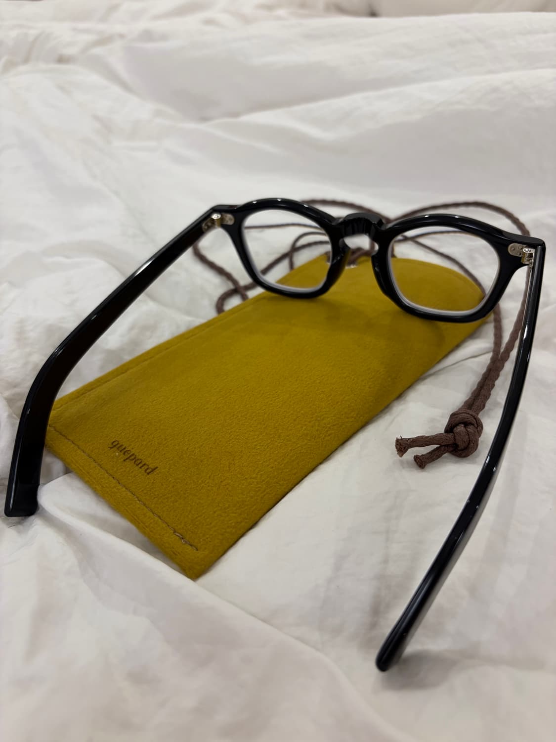 guepard/규파드 GP-05 블랙 뿔테 안경 상품이미지6