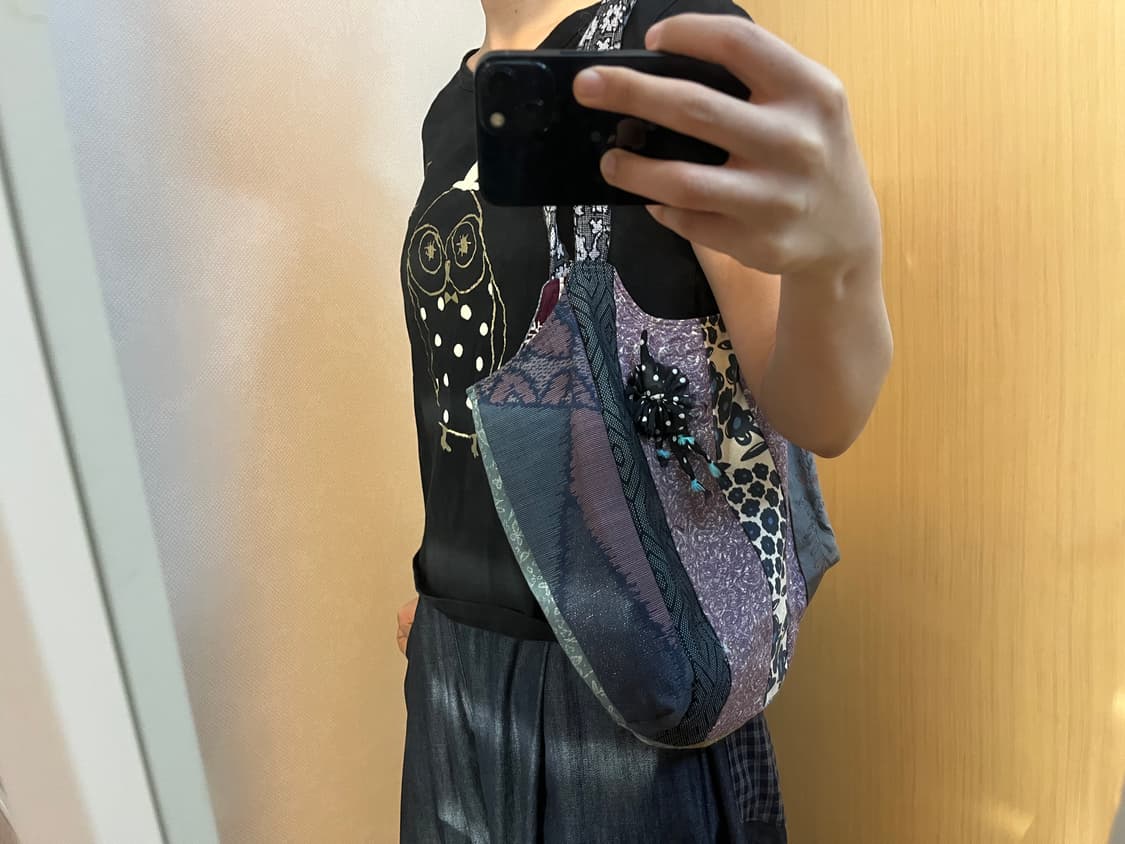 일본 플로럴 빈티지 숄더백 상품이미지5