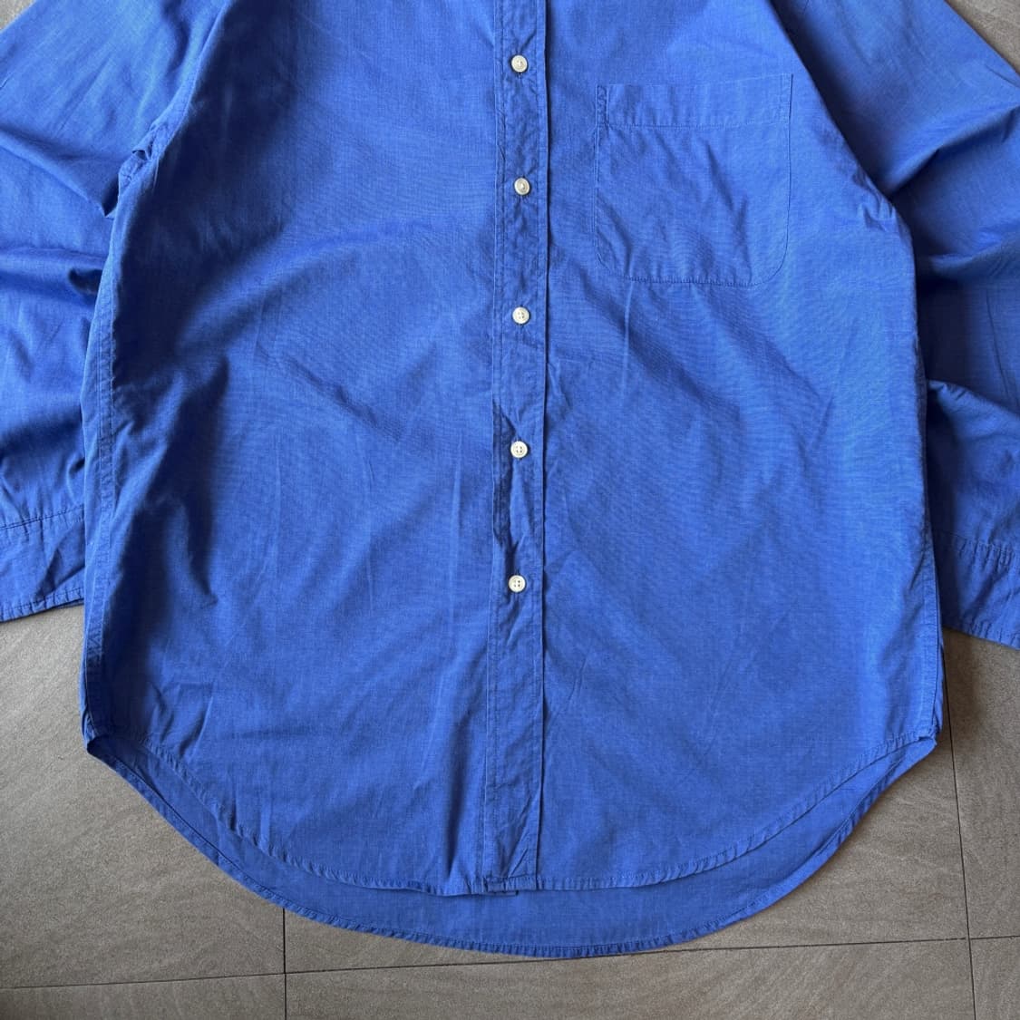 90년대 갭 딥 블루 긴팔 셔츠 상품이미지4
