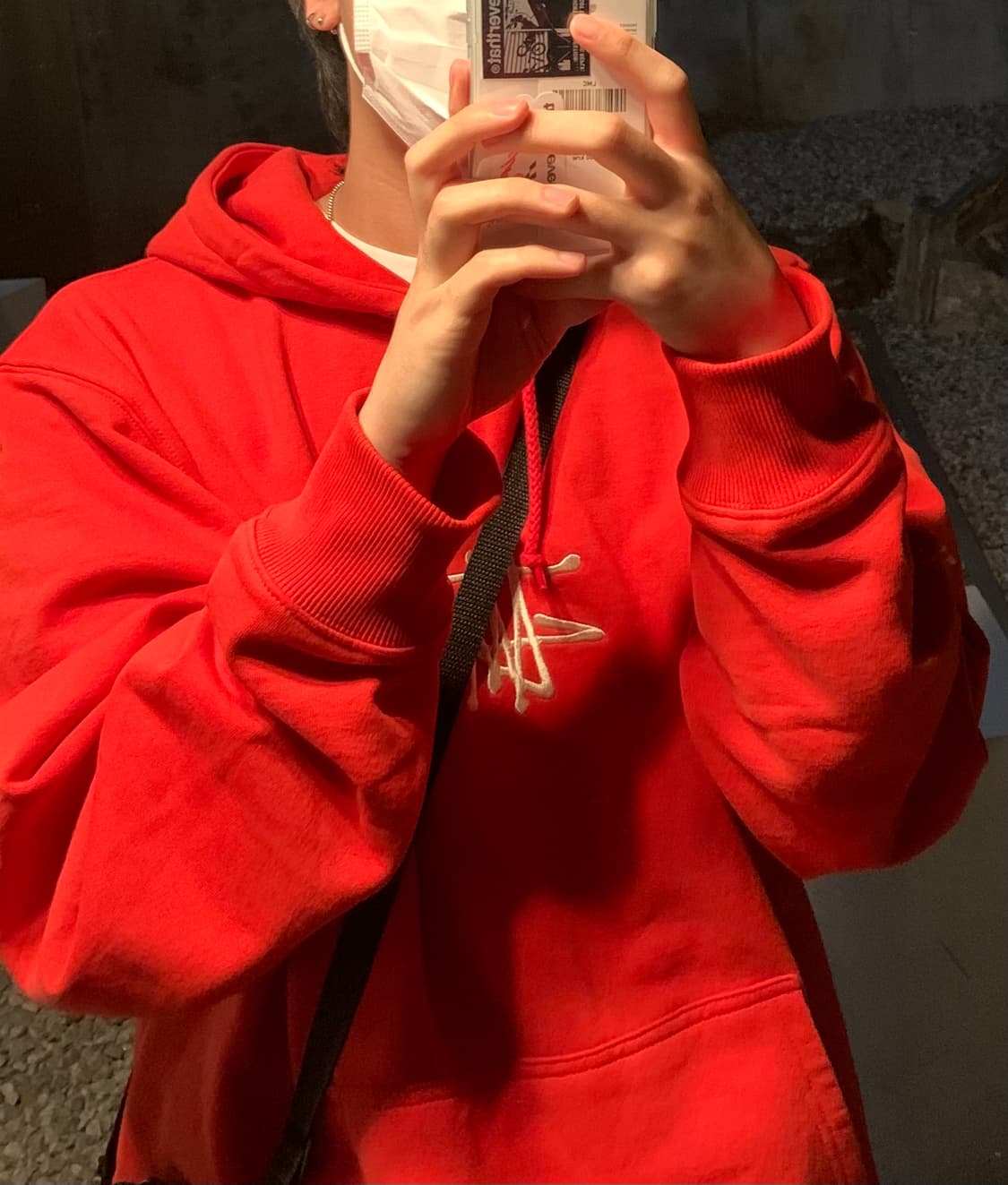 [XL] 스투시 로고 후드티 상품이미지2