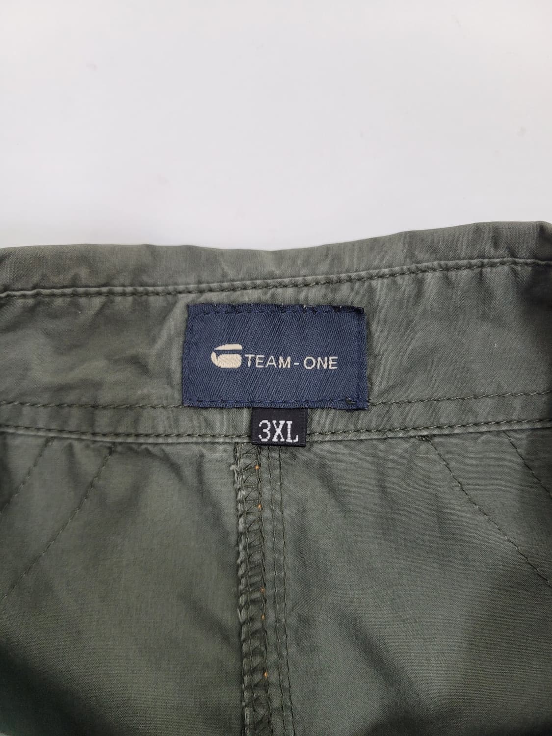 TEAM-ONE 밀리터리 빈티지 워크 셔츠 / 남 3XL 카키
 상품이미지8