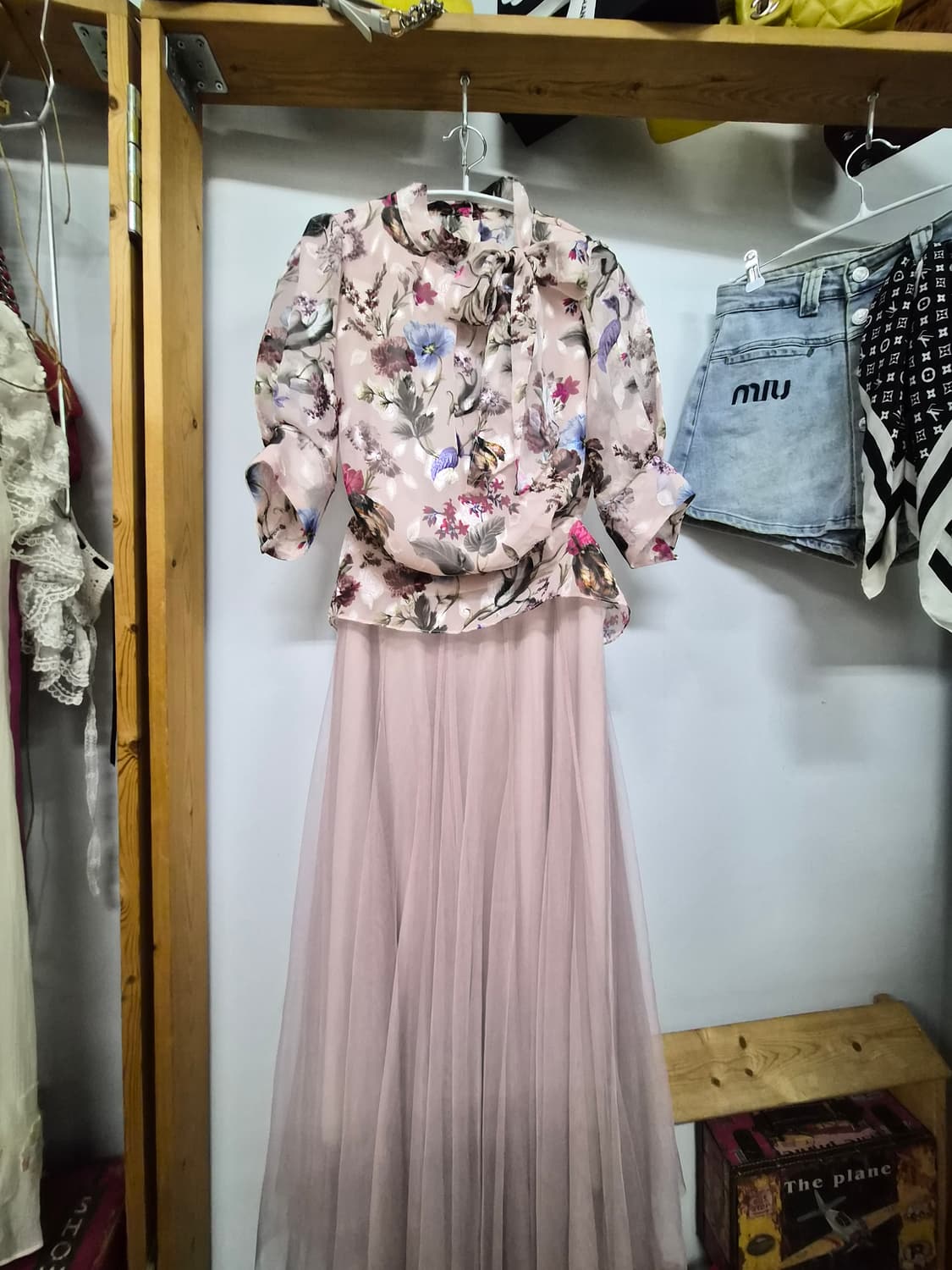 오간자 자수블라우스 상품이미지1