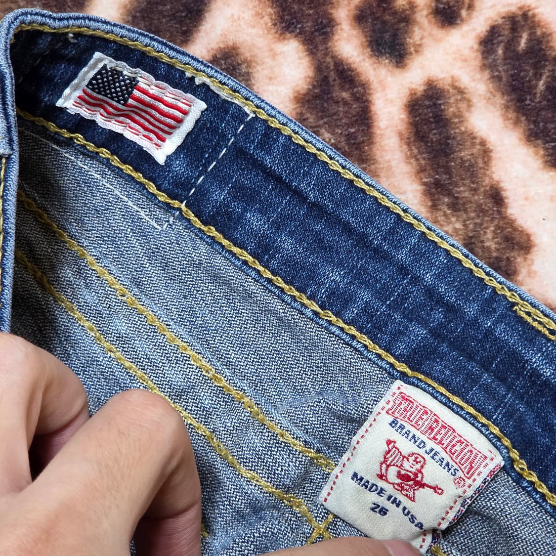 트루릴리전 베키 로우라이즈 데님 팬츠 상품이미지6