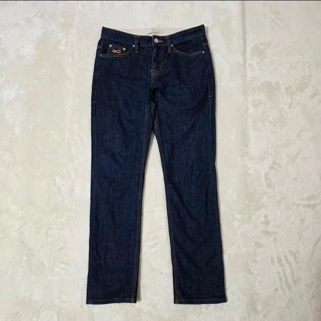 (31)플랙 슬림 스트레이트 데님 팬츠 상품이미지1