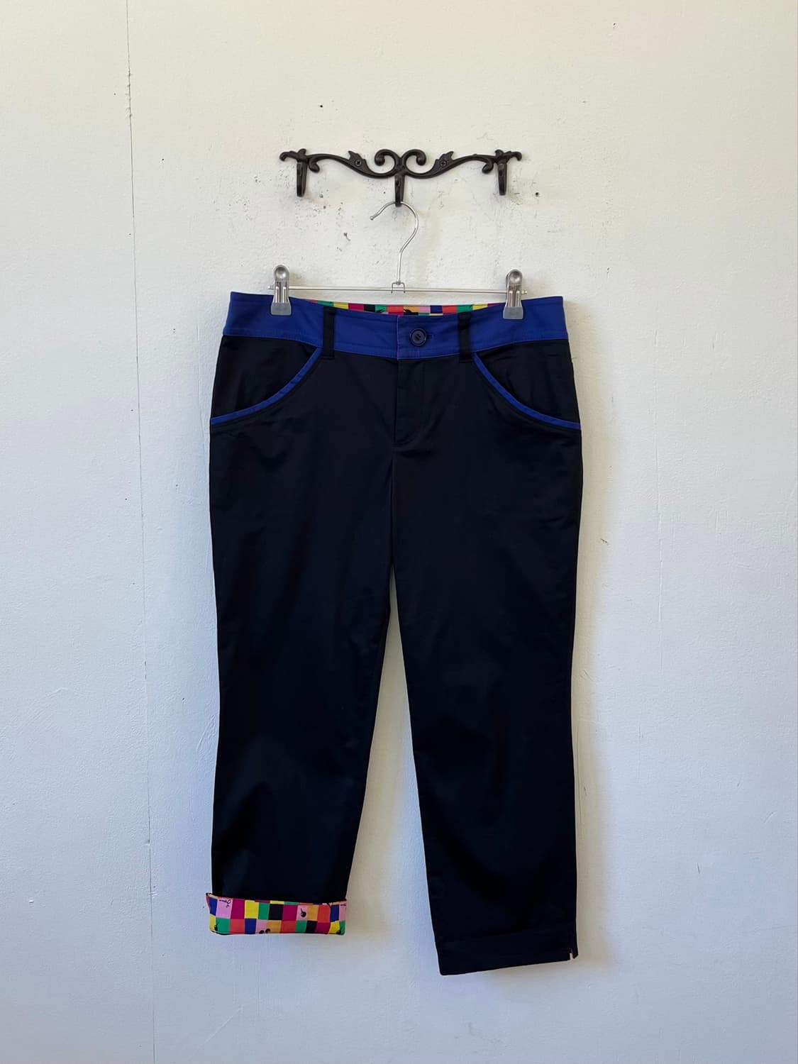 SONIA RYKIEL 컬르블럭 카프리 팬츠 상품이미지1
