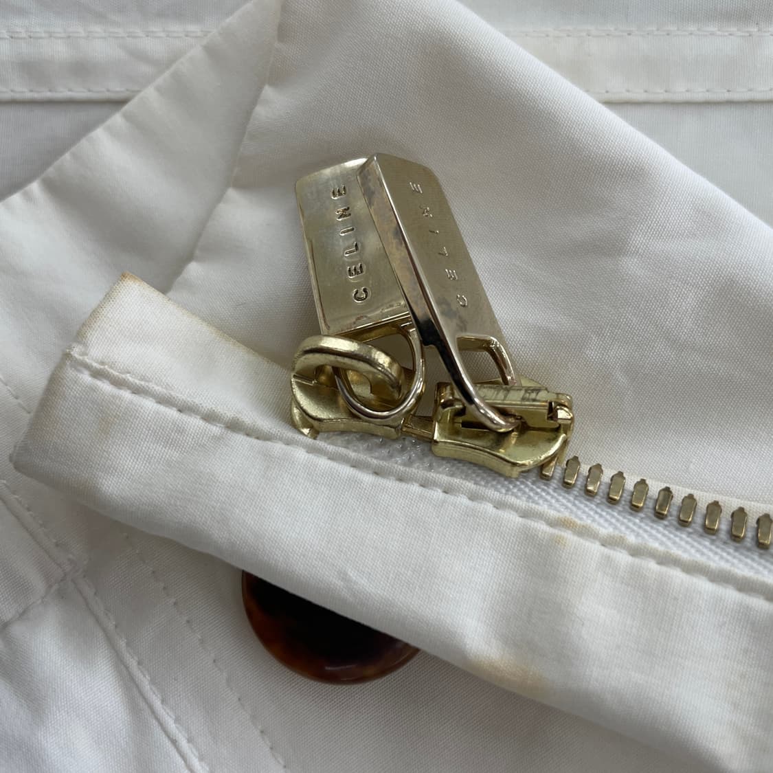 00s 올드 셀린느 화이트 자켓 상품이미지10