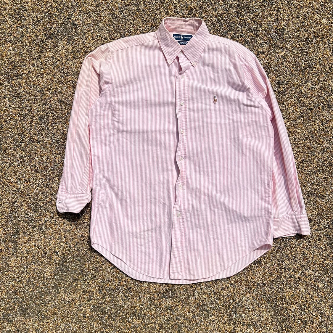 폴로 (POLO RalphLauren)핑크 스트라이프 셔츠 상품이미지1