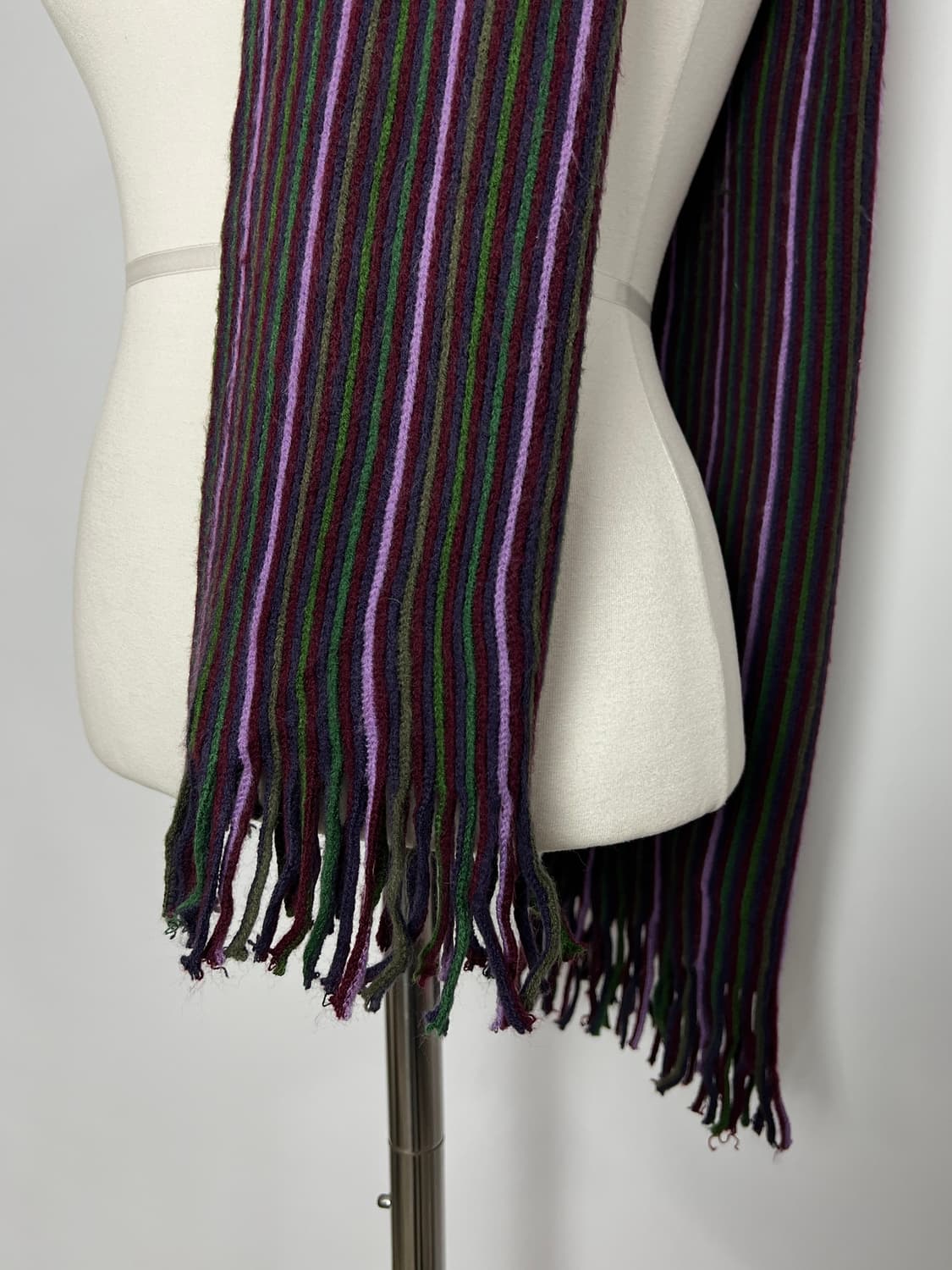 빈티지 스트라이프 머플러 상품이미지2