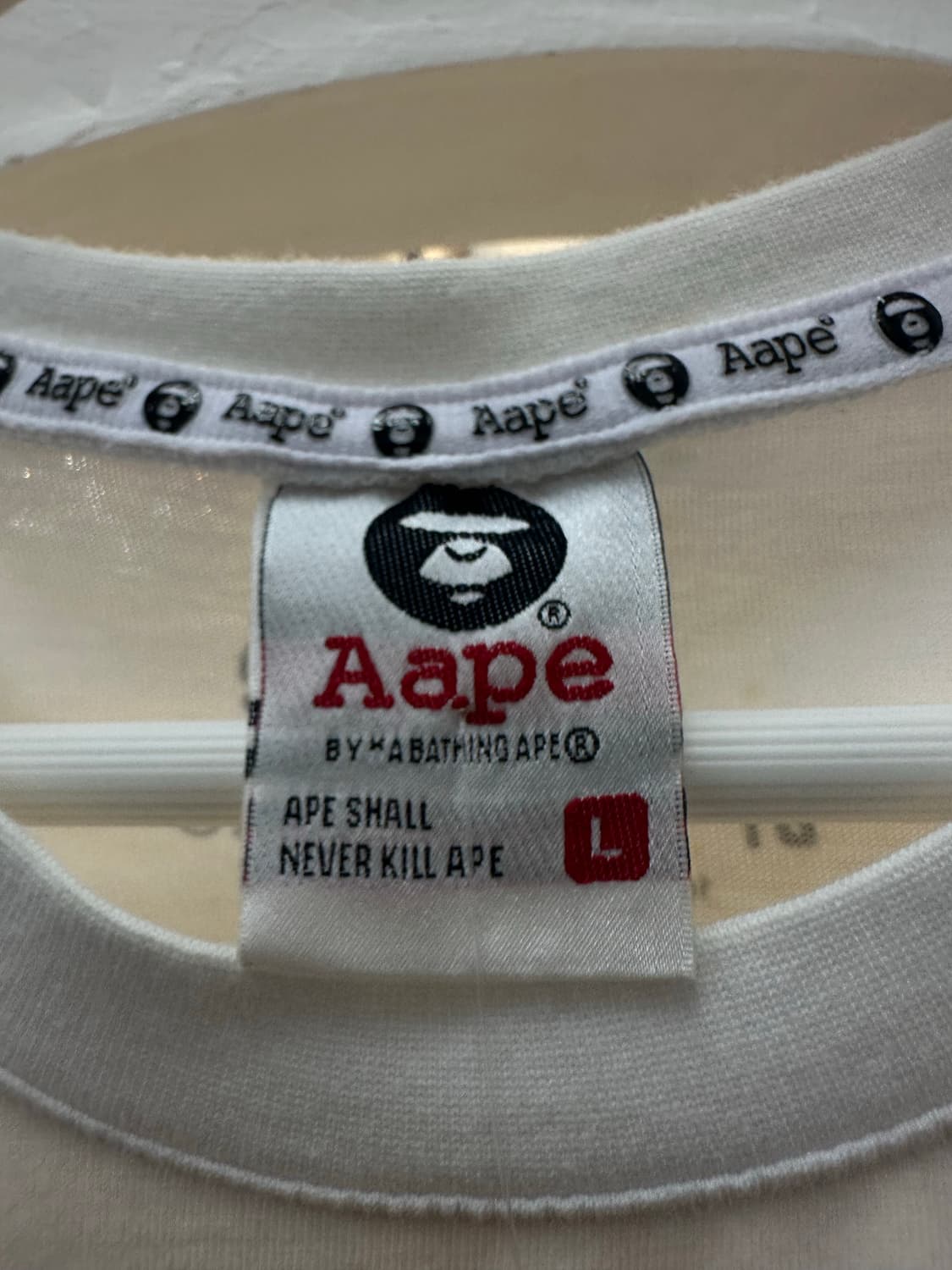 Aape 에이프 빅로고 반팔티 상품이미지6