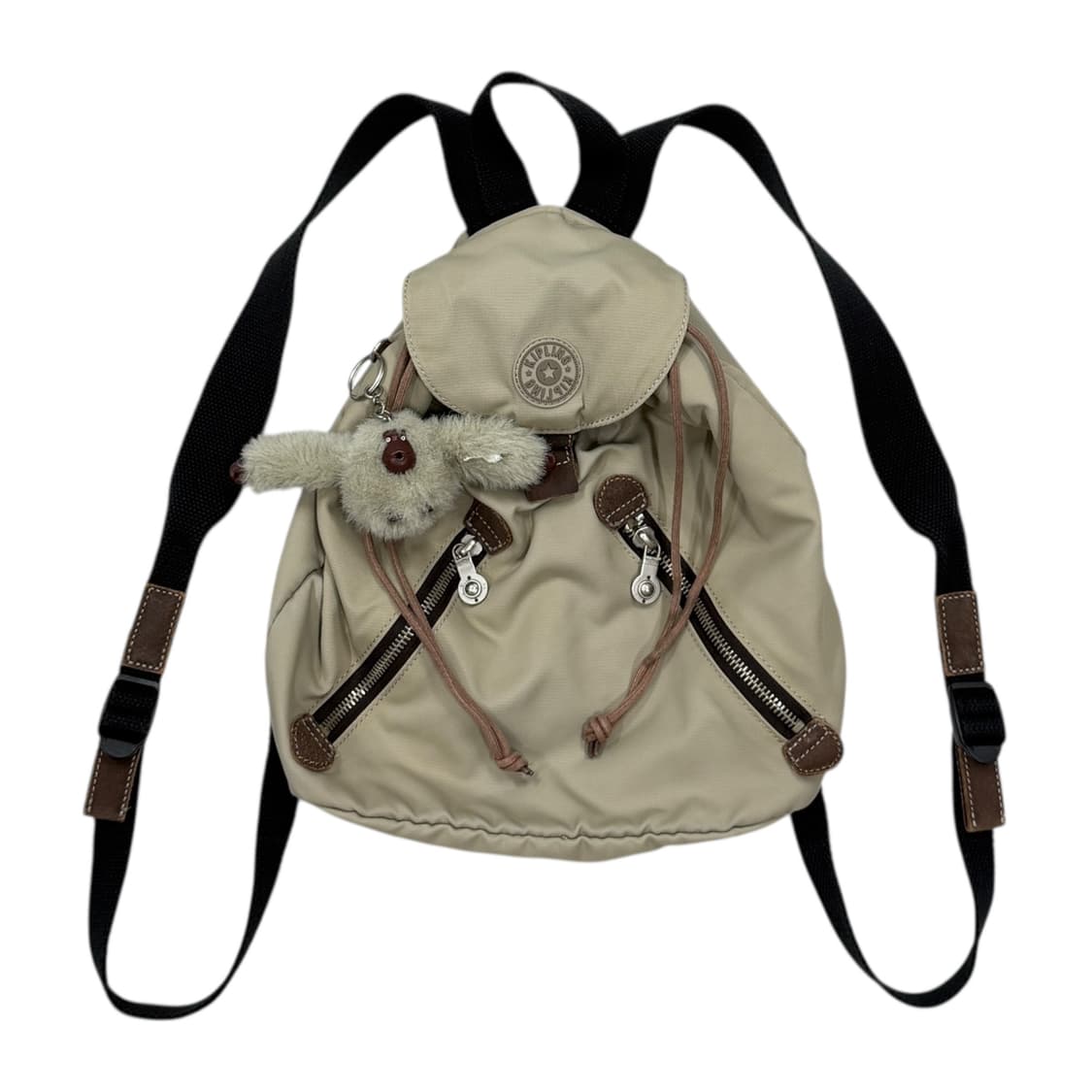 키플링 빈티지 Y2K 복조리 미니백팩 가방 베이지 브라운 상품이미지1