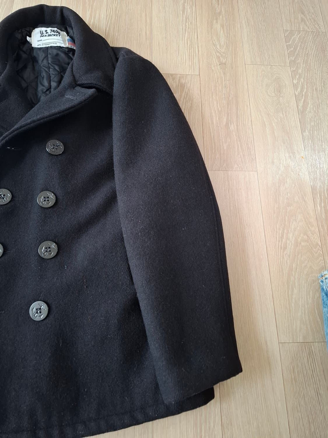 42 쇼트 U.S. 740N 블랙 피코트 상품이미지3